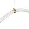 kelvo® GLOW KLV-101-0158 Κρεμαστό Φωτιστικό Οροφής LED 105W 10500lm 360° AC 220-240V IP20 Ρυθμιζόμενο Λευκό CCT με Χειριστήριο από 2700K έως 6000K Dimmable – Lumileds SMD Chip – Χρυσό Πλατίνα – Μ180 x Π180 x Υ110cm – 3 Χρόνια Εγγύηση
