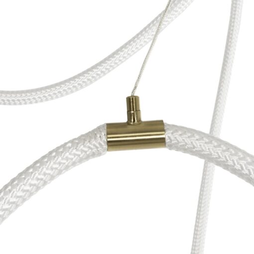 kelvo® GLOW KLV-101-0158 Κρεμαστό Φωτιστικό Οροφής LED 105W 10500lm 360° AC 220-240V IP20 Ρυθμιζόμενο Λευκό CCT με Χειριστήριο από 2700K έως 6000K Dimmable – Lumileds SMD Chip – Χρυσό Πλατίνα – Μ180 x Π180 x Υ110cm – 3 Χρόνια Εγγύηση