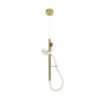 kelvo® GLOW KLV-101-0159 Κρεμαστό Φωτιστικό Οροφής LED 24W 2400lm 360° AC 220-240V IP20 Ρυθμιζόμενο Λευκό CCT με On/Off 2700K/4500K/6000K – Lumileds SMD Chip – Χρυσό Πλατίνα – Μ24 x Π10 x Υ62cm – 3 Χρόνια Εγγύηση