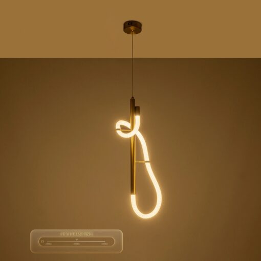 kelvo® GLOW KLV-101-0159 Κρεμαστό Φωτιστικό Οροφής LED 24W 2400lm 360° AC 220-240V IP20 Ρυθμιζόμενο Λευκό CCT με On/Off 2700K/4500K/6000K – Lumileds SMD Chip – Χρυσό Πλατίνα – Μ24 x Π10 x Υ62cm – 3 Χρόνια Εγγύηση