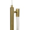kelvo® GLOW KLV-101-0160 Κρεμαστό Φωτιστικό Οροφής LED 24W 2400lm 360° AC 220-240V IP20 Ρυθμιζόμενο Λευκό CCT με On/Off 2700K/4500K/6000K – Lumileds SMD Chip – Χρυσό Πλατίνα – Μ30 x Π17 x Υ66cm – 3 Χρόνια Εγγύηση