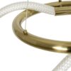 kelvo® GLOW KLV-101-0161 Κρεμαστό Φωτιστικό Οροφής LED 30W 3000lm 360° AC 220-240V IP20 Ρυθμιζόμενο Λευκό CCT με Χειριστήριο από 2700K έως 6000K Dimmable – Lumileds SMD Chip – Χρυσό Πλατίνα – Μ40 x Π40 x Υ30cm – 3 Χρόνια Εγγύηση