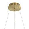 kelvo® GLOW KLV-101-0162 Κρεμαστό Φωτιστικό Οροφής LED 36W 3600lm 360° AC 220-240V IP20 Ρυθμιζόμενο Λευκό CCT με Χειριστήριο από 2700K έως 6000K Dimmable – Lumileds SMD Chip – Χρυσό Πλατίνα – Μ70 x Π70 x Υ40cm – 3 Χρόνια Εγγύηση