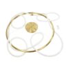 kelvo® GLOW KLV-101-0164 Κρεμαστό Φωτιστικό Οροφής LED 69W 6900lm 360° AC 220-240V IP20 Ρυθμιζόμενο Λευκό CCT με Χειριστήριο από 2700K έως 6000K Dimmable – Lumileds SMD Chip – Χρυσό Πλατίνα – Μ100 x Π100 x Υ40cm – 3 Χρόνια Εγγύηση