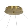 kelvo® GLOW KLV-101-0165 Κρεμαστό Φωτιστικό Οροφής LED 100W 10000lm 360° AC 220-240V IP20 Ρυθμιζόμενο Λευκό CCT με Χειριστήριο από 2700K έως 6000K Dimmable – Lumileds SMD Chip – Χρυσό Πλατίνα – Μ150 x Π150 x Υ100cm – 3 Χρόνια Εγγύηση