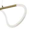 kelvo® GLOW KLV-101-0166 Κρεμαστό Φωτιστικό Οροφής LED 34W 3400lm 360° AC 220-240V IP20 Ρυθμιζόμενο Λευκό CCT με Χειριστήριο από 2700K έως 6000K Dimmable – Lumileds SMD Chip – Χρυσό Πλατίνα – Μ140 x Π40 x Υ30cm – 3 Χρόνια Εγγύηση