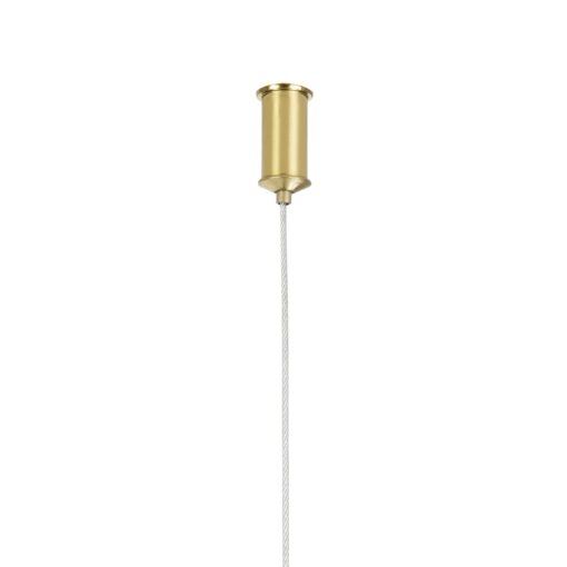 kelvo® GLOW KLV-101-0166 Κρεμαστό Φωτιστικό Οροφής LED 34W 3400lm 360° AC 220-240V IP20 Ρυθμιζόμενο Λευκό CCT με Χειριστήριο από 2700K έως 6000K Dimmable – Lumileds SMD Chip – Χρυσό Πλατίνα – Μ140 x Π40 x Υ30cm – 3 Χρόνια Εγγύηση