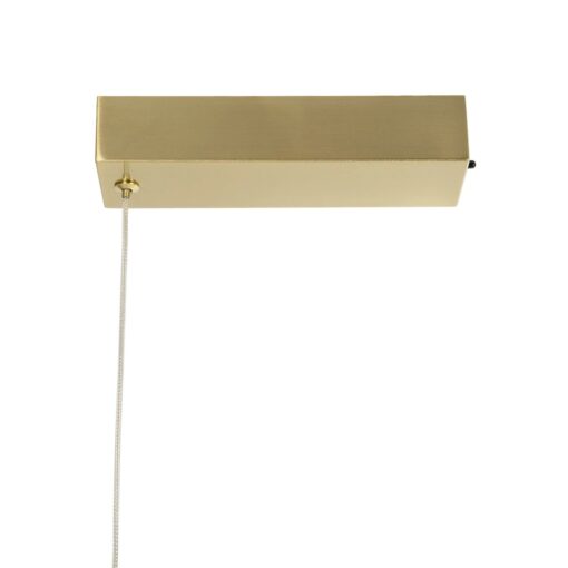kelvo® GLOW KLV-101-0167 Κρεμαστό Φωτιστικό Οροφής LED 45W 4500lm 360° AC 220-240V IP20 Ρυθμιζόμενο Λευκό CCT με Χειριστήριο από 2700K έως 6000K Dimmable – Lumileds SMD Chip – Χρυσό Πλατίνα – Μ180 x Π30 x Υ40cm – 3 Χρόνια Εγγύηση