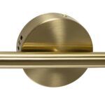 kelvo® GLOW KLV-101-0168-V2 Φωτιστικό Οροφής LED 24W 2400lm 360° AC 220-240V IP20 Ρυθμιζόμενο Λευκό CCT με On/Off 2700K/4500K/6000K – Lumileds SMD Chip – Χρυσό Πλατίνα – Μ30 x Π15 x Υ70cm – 3 Χρόνια Εγγύηση