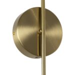 kelvo® GLOW KLV-101-0169 Φωτιστικό Τοίχου / Απλίκα LED 18W 1800lm 360° AC 220-240V IP20 Ρυθμιζόμενο Λευκό CCT με On/Off 2700K/4500K/6000K – Lumileds SMD Chip – Χρυσό Πλατίνα – Μ30 x Π15 x Υ70cm – 3 Χρόνια Εγγύηση