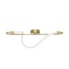 kelvo® GLOW KLV-101-0169-V2 Φωτιστικό Οροφής LED 18W 1800lm 360° AC 220-240V IP20 Ρυθμιζόμενο Λευκό CCT με On/Off 2700K/4500K/6000K – Lumileds SMD Chip – Χρυσό Πλατίνα – Μ30 x Π15 x Υ70cm – 3 Χρόνια Εγγύηση