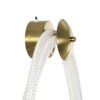 kelvo® GLOW KLV-101-0170 Φωτιστικό Τοίχου / Απλίκα LED 45W 4500lm 360° AC 220-240V IP20 Ρυθμιζόμενο Λευκό CCT με Χειριστήριο από 2700K έως 6000K Dimmable – Lumileds SMD Chip – Χρυσό Πλατίνα – Μ30 x Π15 x Υ110cm – 3 Χρόνια Εγγύηση