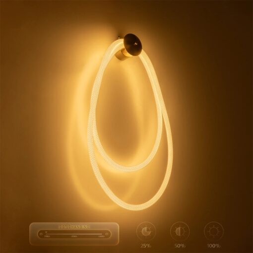 kelvo® GLOW KLV-101-0170 Φωτιστικό Τοίχου / Απλίκα LED 45W 4500lm 360° AC 220-240V IP20 Ρυθμιζόμενο Λευκό CCT με Χειριστήριο από 2700K έως 6000K Dimmable – Lumileds SMD Chip – Χρυσό Πλατίνα – Μ30 x Π15 x Υ110cm – 3 Χρόνια Εγγύηση
