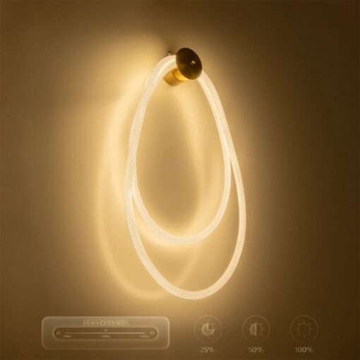 kelvo® GLOW KLV-101-0170 Φωτιστικό Τοίχου / Απλίκα LED 45W 4500lm 360° AC 220-240V IP20 Ρυθμιζόμενο Λευκό CCT με Χειριστήριο από 2700K έως 6000K Dimmable – Lumileds SMD Chip – Χρυσό Πλατίνα – Μ30 x Π15 x Υ110cm – 3 Χρόνια Εγγύηση