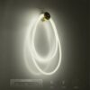 kelvo® GLOW KLV-101-0170 Φωτιστικό Τοίχου / Απλίκα LED 45W 4500lm 360° AC 220-240V IP20 Ρυθμιζόμενο Λευκό CCT με Χειριστήριο από 2700K έως 6000K Dimmable – Lumileds SMD Chip – Χρυσό Πλατίνα – Μ30 x Π15 x Υ110cm – 3 Χρόνια Εγγύηση