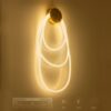 kelvo® GLOW KLV-101-0171 Φωτιστικό Τοίχου / Απλίκα LED 60W 6000lm 360° AC 220-240V IP20 Ρυθμιζόμενο Λευκό CCT με Χειριστήριο από 2700K έως 6000K Dimmable – Lumileds SMD Chip – Χρυσό Πλατίνα – Μ40 x Π15 x Υ110cm – 3 Χρόνια Εγγύηση
