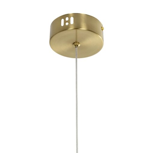 kelvo® GLOW KLV-101-0175 Κρεμαστό Φωτιστικό Οροφής LED 18W 1800lm 360° AC 220-240V IP20 Ρυθμιζόμενο Λευκό CCT με On/Off 2700K/4500K/6000K – Lumileds SMD Chip – Χρυσό Πλατίνα – Μ30 x Π6 x Υ60cm – 3 Χρόνια Εγγύηση