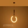 kelvo® GLOW KLV-101-0175 Κρεμαστό Φωτιστικό Οροφής LED 18W 1800lm 360° AC 220-240V IP20 Ρυθμιζόμενο Λευκό CCT με On/Off 2700K/4500K/6000K – Lumileds SMD Chip – Χρυσό Πλατίνα – Μ30 x Π6 x Υ60cm – 3 Χρόνια Εγγύηση