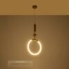 kelvo® GLOW KLV-101-0175 Κρεμαστό Φωτιστικό Οροφής LED 18W 1800lm 360° AC 220-240V IP20 Ρυθμιζόμενο Λευκό CCT με On/Off 2700K/4500K/6000K – Lumileds SMD Chip – Χρυσό Πλατίνα – Μ30 x Π6 x Υ60cm – 3 Χρόνια Εγγύηση