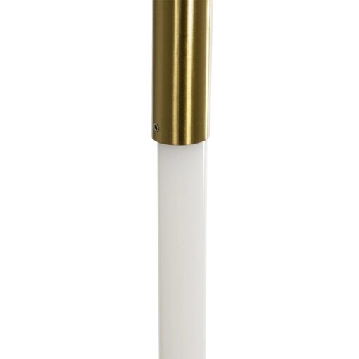 kelvo® GLOW KLV-101-0176 Κρεμαστό Φωτιστικό Οροφής LED 18W 1800lm 360° AC 220-240V IP20 Ρυθμιζόμενο Λευκό CCT με On/Off 2700K/4500K/6000K – Lumileds SMD Chip – Χρυσό Πλατίνα – Μ20 x Π2.5 x Υ60cm – 3 Χρόνια Εγγύηση