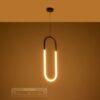 kelvo® GLOW KLV-101-0176 Κρεμαστό Φωτιστικό Οροφής LED 18W 1800lm 360° AC 220-240V IP20 Ρυθμιζόμενο Λευκό CCT με On/Off 2700K/4500K/6000K – Lumileds SMD Chip – Χρυσό Πλατίνα – Μ20 x Π2.5 x Υ60cm – 3 Χρόνια Εγγύηση