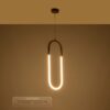 kelvo® GLOW KLV-101-0176 Κρεμαστό Φωτιστικό Οροφής LED 18W 1800lm 360° AC 220-240V IP20 Ρυθμιζόμενο Λευκό CCT με On/Off 2700K/4500K/6000K – Lumileds SMD Chip – Χρυσό Πλατίνα – Μ20 x Π2.5 x Υ60cm – 3 Χρόνια Εγγύηση