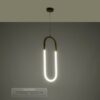 kelvo® GLOW KLV-101-0176 Κρεμαστό Φωτιστικό Οροφής LED 18W 1800lm 360° AC 220-240V IP20 Ρυθμιζόμενο Λευκό CCT με On/Off 2700K/4500K/6000K – Lumileds SMD Chip – Χρυσό Πλατίνα – Μ20 x Π2.5 x Υ60cm – 3 Χρόνια Εγγύηση