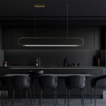 kelvo® GLOW KLV-101-0177 Κρεμαστό Φωτιστικό Οροφής LED 15W 1500lm 360° AC 220-240V IP20 Ρυθμιζόμενο Λευκό CCT με Χειριστήριο από 2700K έως 6000K Dimmable – Lumileds SMD Chip – Χρυσό Πλατίνα – Μ120 x Π3 x Υ17cm – 3 Χρόνια Εγγύηση