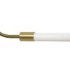 kelvo® GLOW KLV-101-0177 Κρεμαστό Φωτιστικό Οροφής LED 15W 1500lm 360° AC 220-240V IP20 Ρυθμιζόμενο Λευκό CCT με Χειριστήριο από 2700K έως 6000K Dimmable – Lumileds SMD Chip – Χρυσό Πλατίνα – Μ120 x Π3 x Υ17cm – 3 Χρόνια Εγγύηση