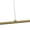 kelvo® GLOW KLV-101-0177 Κρεμαστό Φωτιστικό Οροφής LED 15W 1500lm 360° AC 220-240V IP20 Ρυθμιζόμενο Λευκό CCT με Χειριστήριο από 2700K έως 6000K Dimmable – Lumileds SMD Chip – Χρυσό Πλατίνα – Μ120 x Π3 x Υ17cm – 3 Χρόνια Εγγύηση