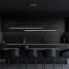 kelvo® GLOW KLV-101-0178 Κρεμαστό Φωτιστικό Οροφής LED 28W 2800lm 360° AC 220-240V IP20 Ρυθμιζόμενο Λευκό CCT με Χειριστήριο από 2700K έως 6000K Dimmable – Lumileds SMD Chip – Χρυσό Πλατίνα – Μ167 x Π7 x Υ24cm – 3 Χρόνια Εγγύηση