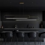 kelvo® GLOW KLV-101-0178 Κρεμαστό Φωτιστικό Οροφής LED 28W 2800lm 360° AC 220-240V IP20 Ρυθμιζόμενο Λευκό CCT με Χειριστήριο από 2700K έως 6000K Dimmable – Lumileds SMD Chip – Χρυσό Πλατίνα – Μ167 x Π7 x Υ24cm – 3 Χρόνια Εγγύηση