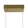 kelvo® GLOW KLV-101-0178 Κρεμαστό Φωτιστικό Οροφής LED 28W 2800lm 360° AC 220-240V IP20 Ρυθμιζόμενο Λευκό CCT με Χειριστήριο από 2700K έως 6000K Dimmable – Lumileds SMD Chip – Χρυσό Πλατίνα – Μ167 x Π7 x Υ24cm – 3 Χρόνια Εγγύηση