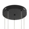 kelvo® LEXAGON KLV-101-0179 Κρεμαστό Φωτιστικό Οροφής LED 120W 12000lm 200° AC 220-240V IP20 Ρυθμιζόμενο Λευκό CCT με Χειριστήριο από 2700K έως 6000K Dimmable – Lumileds SMD Chip – Μαύρο Ματ – Μ110 x Π90 x Υ110cm – 3 Χρόνια Εγγύηση