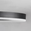 kelvo® VENOM KLV-101-0181 Φωτιστικό Οροφής LED 45W 4500lm 360° AC 220-240V IP20 Ρυθμιζόμενο Λευκό CCT με Χειριστήριο από 2700K έως 6000K Dimmable – Lumileds SMD Chip – Μαύρο Ματ – Μ60 x Π40 x Υ7.5cm – 3 Χρόνια Εγγύηση