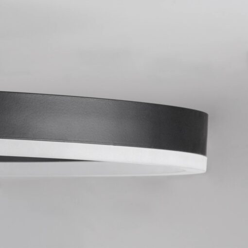 kelvo® VENOM KLV-101-0181 Φωτιστικό Οροφής LED 45W 4500lm 360° AC 220-240V IP20 Ρυθμιζόμενο Λευκό CCT με Χειριστήριο από 2700K έως 6000K Dimmable – Lumileds SMD Chip – Μαύρο Ματ – Μ60 x Π40 x Υ7.5cm – 3 Χρόνια Εγγύηση