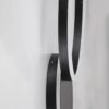kelvo® VENOM KLV-101-0181-V2 Φωτιστικό Τοίχου / Απλίκα LED 45W 4500lm 360° AC 220-240V IP20 Ρυθμιζόμενο Λευκό CCT με Χειριστήριο από 2700K έως 6000K Dimmable – Lumileds SMD Chip – Μαύρο Ματ – Μ60 x Π40 x Υ7.5cm – 3 Χρόνια Εγγύηση