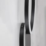 kelvo® VENOM KLV-101-0181-V2 Φωτιστικό Τοίχου / Απλίκα LED 45W 4500lm 360° AC 220-240V IP20 Ρυθμιζόμενο Λευκό CCT με Χειριστήριο από 2700K έως 6000K Dimmable – Lumileds SMD Chip – Μαύρο Ματ – Μ60 x Π40 x Υ7.5cm – 3 Χρόνια Εγγύηση