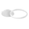 kelvo® VENOM KLV-101-0182 Φωτιστικό Οροφής LED 45W 4500lm 360° AC 220-240V IP20 Ρυθμιζόμενο Λευκό CCT με Χειριστήριο από 2700K έως 6000K Dimmable – Lumileds SMD Chip – Λευκό Ματ – Μ60 x Π40 x Υ7.5cm – 3 Χρόνια Εγγύηση