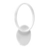 kelvo® VENOM KLV-101-0182-V2 Φωτιστικό Τοίχου / Απλίκα LED 45W 4500lm 360° AC 220-240V IP20 Ρυθμιζόμενο Λευκό CCT με Χειριστήριο από 2700K έως 6000K Dimmable – Lumileds SMD Chip – Λευκό Ματ – Μ60 x Π40 x Υ7.5cm – 3 Χρόνια Εγγύηση
