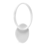 kelvo® VENOM KLV-101-0182-V2 Φωτιστικό Τοίχου / Απλίκα LED 45W 4500lm 360° AC 220-240V IP20 Ρυθμιζόμενο Λευκό CCT με Χειριστήριο από 2700K έως 6000K Dimmable – Lumileds SMD Chip – Λευκό Ματ – Μ60 x Π40 x Υ7.5cm – 3 Χρόνια Εγγύηση