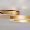 kelvo® VENOM KLV-101-0183 Φωτιστικό Οροφής LED 45W 4500lm 360° AC 220-240V IP20 Ρυθμιζόμενο Λευκό CCT με Χειριστήριο από 2700K έως 6000K Dimmable – Lumileds SMD Chip – Χρυσό Πλατίνα – Μ60 x Π40 x Υ7.5cm – 3 Χρόνια Εγγύηση