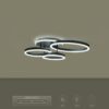 kelvo® VENOM KLV-101-0184 Φωτιστικό Οροφής LED 100W 10000lm 360° AC 220-240V IP20 Ρυθμιζόμενο Λευκό CCT με Χειριστήριο από 2700K έως 6000K Dimmable – Lumileds SMD Chip – Μαύρο Ματ – Μ70 x Π40 x Υ16cm – 3 Χρόνια Εγγύηση