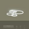kelvo® VENOM KLV-101-0185 Φωτιστικό Οροφής LED 100W 10000lm 360° AC 220-240V IP20 Ρυθμιζόμενο Λευκό CCT με Χειριστήριο από 2700K έως 6000K Dimmable – Lumileds SMD Chip – Λευκό Ματ – Μ70 x Π40 x Υ16cm – 3 Χρόνια Εγγύηση