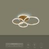 kelvo® VENOM KLV-101-0186 Φωτιστικό Οροφής LED 100W 10000lm 360° AC 220-240V IP20 Ρυθμιζόμενο Λευκό CCT με Χειριστήριο από 2700K έως 6000K Dimmable – Lumileds SMD Chip – Χρυσό Πλατίνα – Μ70 x Π40 x Υ16cm – 3 Χρόνια Εγγύηση