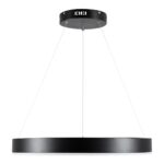 kelvo® VENOM KLV-101-0187 Κρεμαστό Φωτιστικό Οροφής LED 45W 4500lm 120° AC 220-240V IP20 Ρυθμιζόμενο Λευκό CCT με Χειριστήριο από 2700K έως 6000K Dimmable – Lumileds SMD Chip – Μαύρο Ματ – Μ60 x Π60 x Υ6.5cm – 3 Χρόνια Εγγύηση