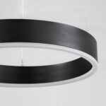 kelvo® VENOM KLV-101-0187 Κρεμαστό Φωτιστικό Οροφής LED 45W 4500lm 120° AC 220-240V IP20 Ρυθμιζόμενο Λευκό CCT με Χειριστήριο από 2700K έως 6000K Dimmable – Lumileds SMD Chip – Μαύρο Ματ – Μ60 x Π60 x Υ6.5cm – 3 Χρόνια Εγγύηση