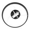kelvo® VENOM KLV-101-0187 Κρεμαστό Φωτιστικό Οροφής LED 45W 4500lm 120° AC 220-240V IP20 Ρυθμιζόμενο Λευκό CCT με Χειριστήριο από 2700K έως 6000K Dimmable – Lumileds SMD Chip – Μαύρο Ματ – Μ60 x Π60 x Υ6.5cm – 3 Χρόνια Εγγύηση