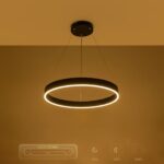 kelvo® VENOM KLV-101-0187 Κρεμαστό Φωτιστικό Οροφής LED 45W 4500lm 120° AC 220-240V IP20 Ρυθμιζόμενο Λευκό CCT με Χειριστήριο από 2700K έως 6000K Dimmable – Lumileds SMD Chip – Μαύρο Ματ – Μ60 x Π60 x Υ6.5cm – 3 Χρόνια Εγγύηση