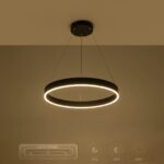 kelvo® VENOM KLV-101-0187 Κρεμαστό Φωτιστικό Οροφής LED 45W 4500lm 120° AC 220-240V IP20 Ρυθμιζόμενο Λευκό CCT με Χειριστήριο από 2700K έως 6000K Dimmable – Lumileds SMD Chip – Μαύρο Ματ – Μ60 x Π60 x Υ6.5cm – 3 Χρόνια Εγγύηση
